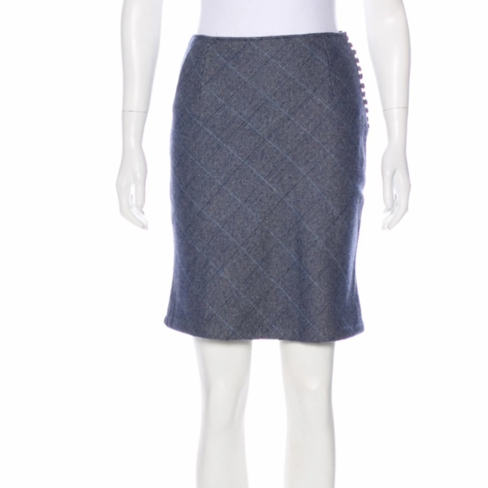 Christian Dior wool mini skirt FR36